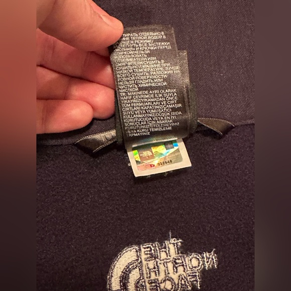 North Face Ladies Avery Belted Full Zip Fleece Jacket Purple Women Small - Picture 7 of 7